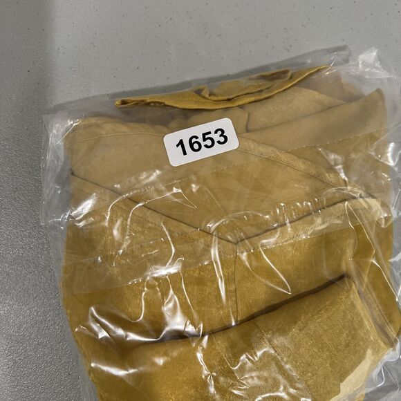 Show Me You Mumu Romper Small Yellow Gia Tie Front Flutter Sleeve Trendy Cute - Picture 11 of 11